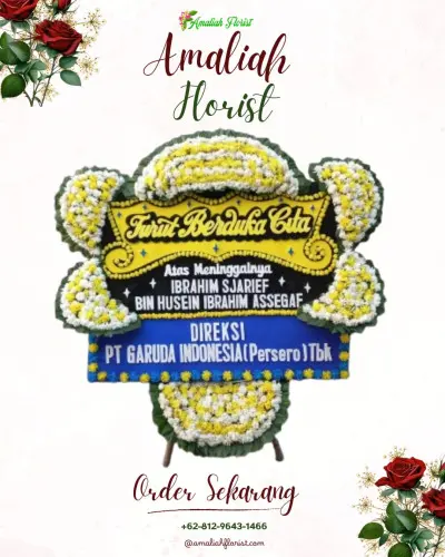 Papan Bunga Duka di Gabus Kulon
